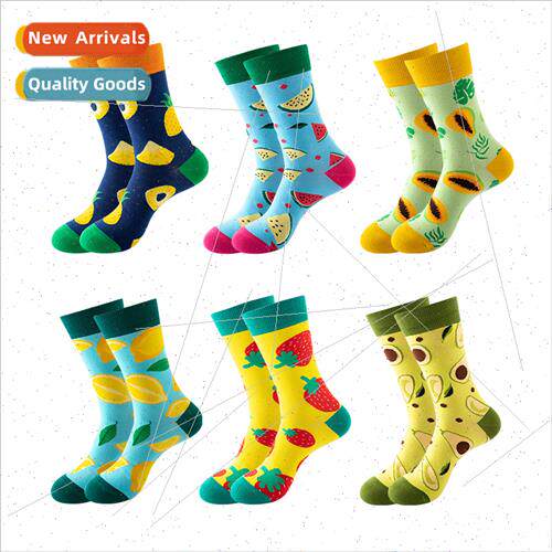 New set fashion nd socks fru pattern design tide socks fall