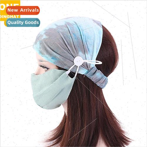 New Tie-Dye Mask Hair Strap Anti Strangulation Ear Protectio