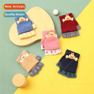 Gloves men girls half finger skiing elementary school studen