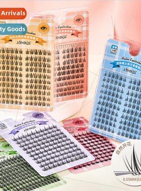10 Rows Large Volume ngle Cluster False Eyelashes Whe Moonli