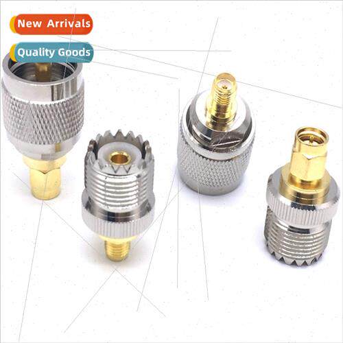 Coaxial RF connector PL259 SO239 to SMA male female UHF four