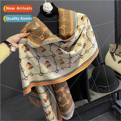 New fashion faux cashmere scarf female winter Korean tempera
