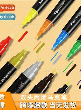 Dual-tip markers art coloring pen painting 24 colors doodle