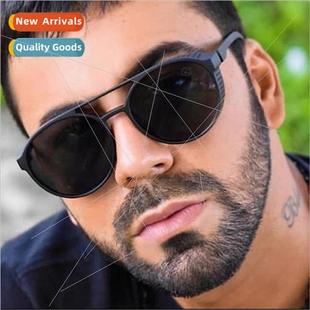 Europe fashion nd new sunglasses steampunk sunglasses round