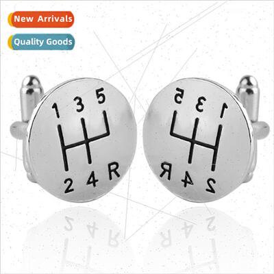 Cufflinks Zinc alloy Hundred Car Transmission Men Women Cuff