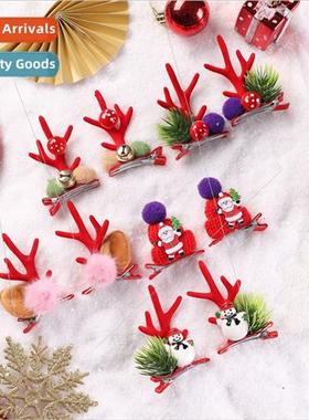 Christmas children gifts gifts hair clips hair card antlers