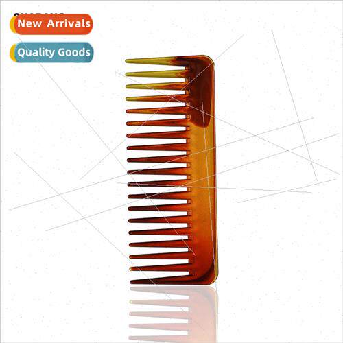 Amber Comb Men Oil Hair Styling Comb Wash Hair Wide Teal Tra