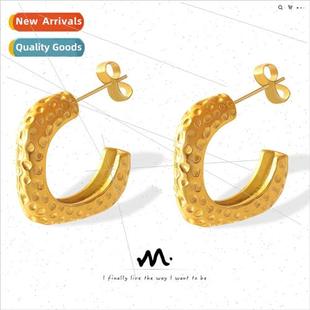 bumpy earrings适用women embellished shaped Europe Creative