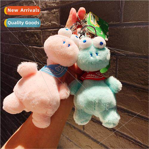 Plush big eyes dinosaur schoolbag doll hanging jewelry jewel