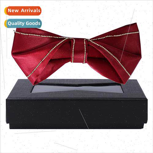 Date Red Bow Tie Men Groom Best Man Bow Tie Korean Fashion B