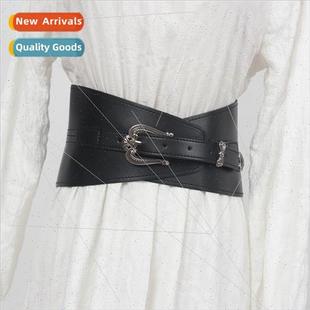 ultra wide dress fall female winter belt 2022 personalized