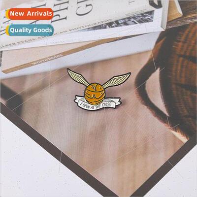 I open at close alphabet alloy pin ins personalized movie  l