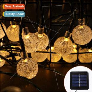 LED Solar String ghts Bubble Globe ghts Water Drop ghts 8 Fu