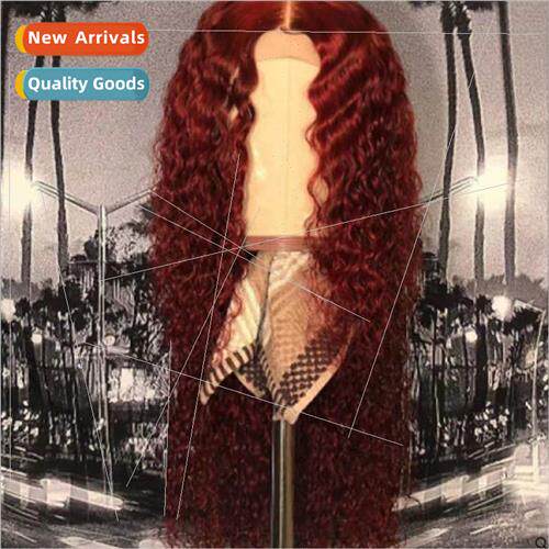 Wigs Europe Women Chemical Fiber Head Covers Medium Long Cur