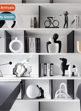 Modern Home Office Bookcase Wine Cooler Decorations Creative