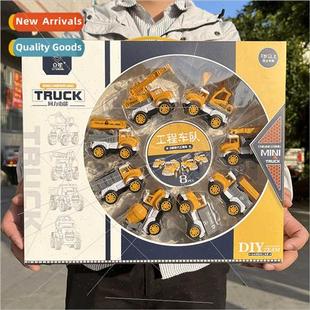 toy engin back mixer excavator car engineering Boys