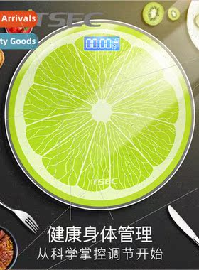 Weight scale with temperature display electronic body scale