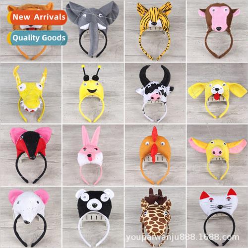 Children adult animal cute hair bands headbands rats tigers