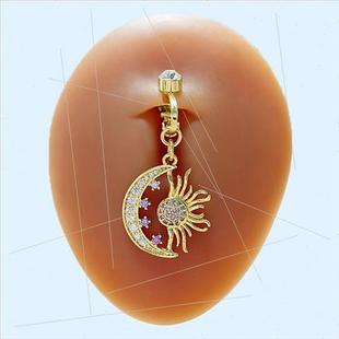 Belly Button Ring Europe Navel Fake Animal Snowfl Sweet