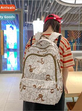 Color Clash Schoolbag New xth Grade Junior High Backpack Cut