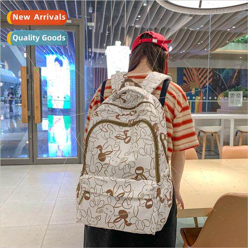 Color Clash Schoolbag New xth Grade Junior High Backpack Cut