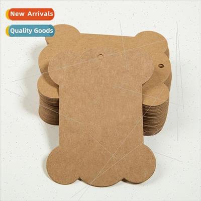 50 Kraft Board Wrap Around Wrap Around Cards Polygonal Blank
