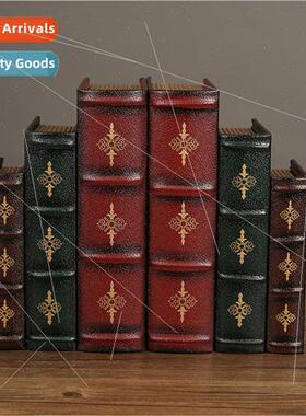 Europe retro English fake book ornaments Hamlet wooden book