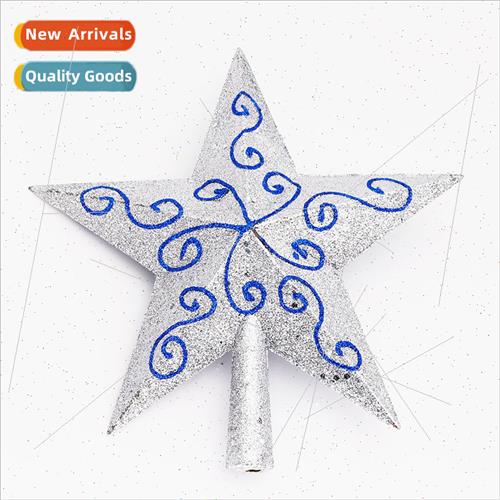 Christmas decorations gold dust pentagram 20cm Christmas e t