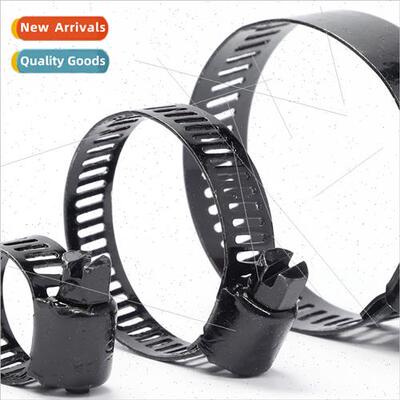 Black 201/304 one word throat hoop monoring equipment clamp