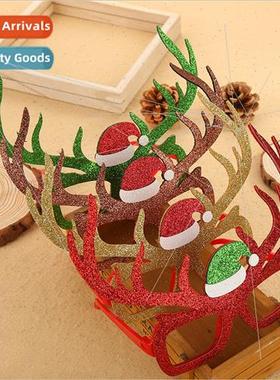 New Christmas eyeglasses frames children elk Christmas dress