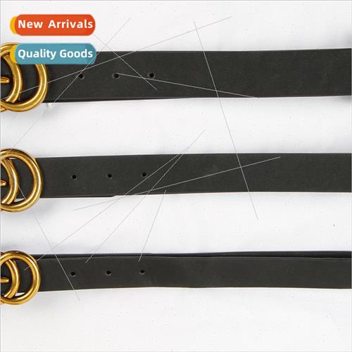 Antique Gold Letter Snap Buckle Belt Women Belt Women Fashio
