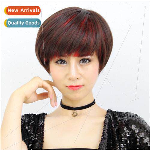 o head pick color wig female short hair natural realistic wi