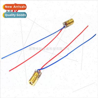 3V or 5V Laser Head Copper Head 6MM OD Red Dot Laser Module