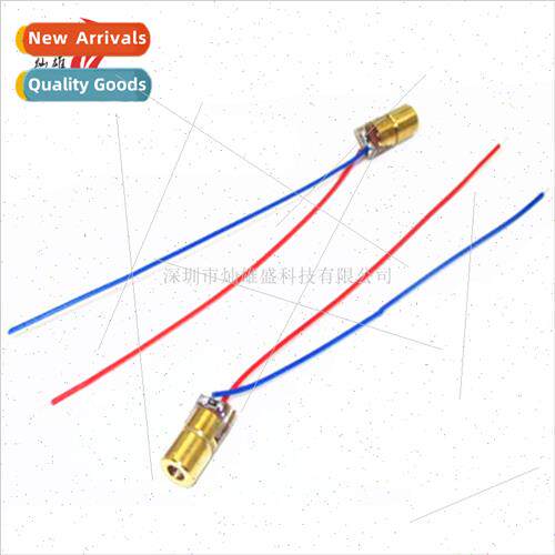 3V or 5V Laser Head Copper Head 6MM OD Red Dot Laser Module