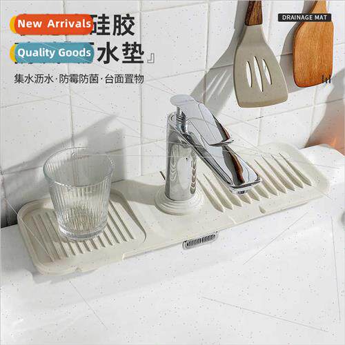 Kchen countertop absorbent mat faucet draining mat sink coun