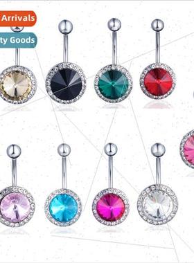 Piercing Belly Dance Jewelry Europe Diamonds Round Fixed  Na