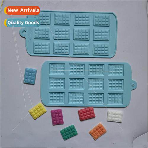 12 waffle chocolates 120 cake pudding dessert molds soap bak