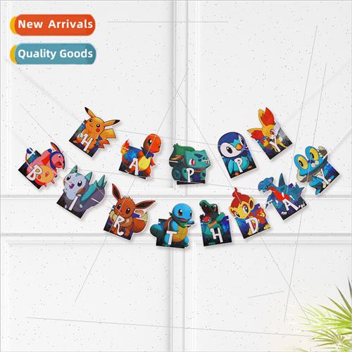 Pikachu Theme Party Supplies Children Birthday Decoration Ca