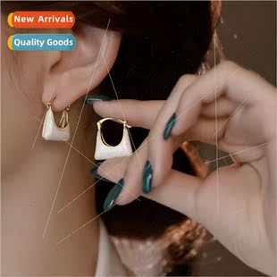 2023 tide whe bag earrings drip gas oil new Milk buckle milk