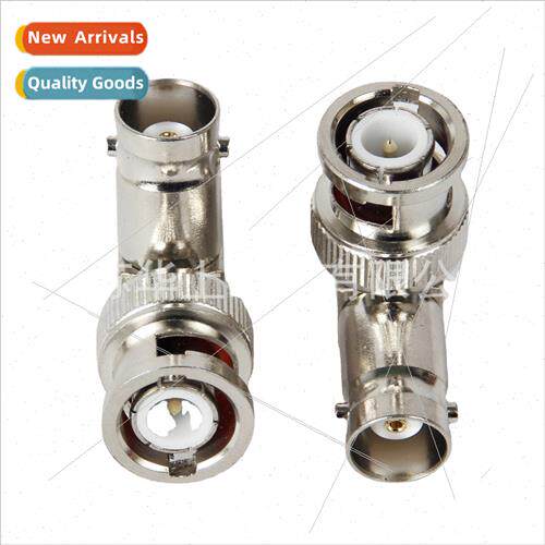 BNC male to female 90 degrees All copper BNC curved adapter
