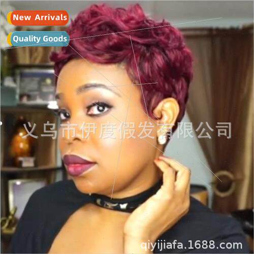 Europe new fashion wig sets Europe chemical fiber high tempe