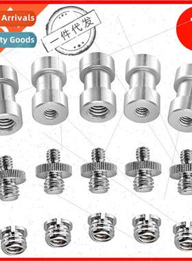 Camera tripod head interface con screw 1/4 mutual 3/8 adapte