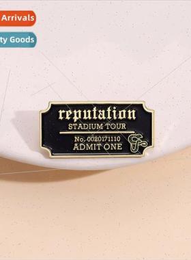 Taylor Swift Music Album Pin Reputation Concert Tickets Badg
