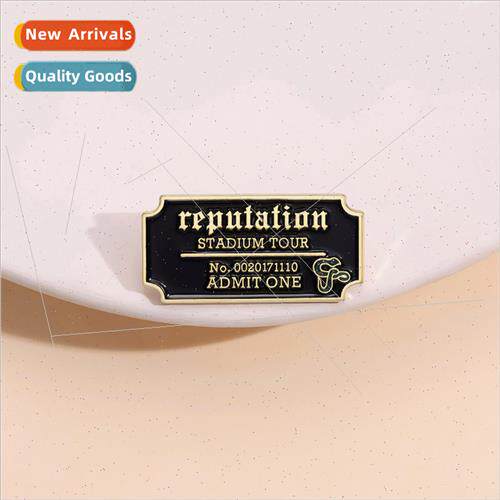 Taylor Swift Music Album Pin Reputation Concert Tickets Badg