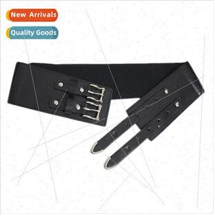 fashion simple metal Europe buckle belt double decora ladies