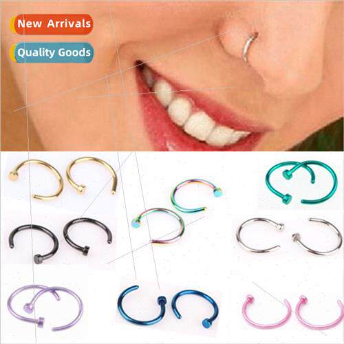 Europe Fashion Tanium Steel Nose Ring Stainless Steel Nose R