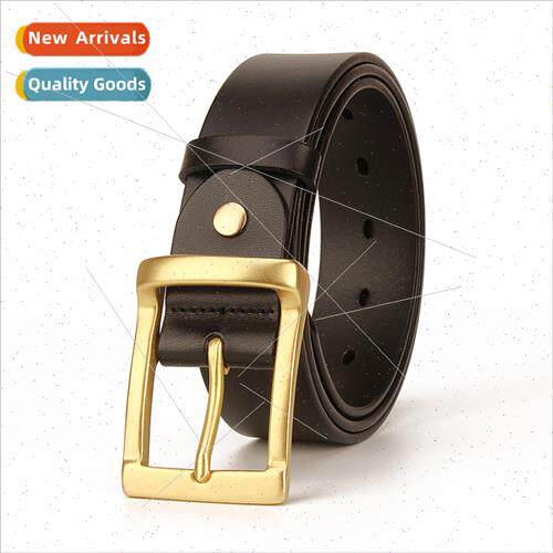 Belt men  leather whole head layer pure cowhide pants belt p