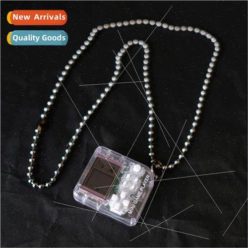 Tanium steel new retro game console necklace classic nostalg
