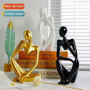 Modern mple Thinker Abstract Figure Crafts Ornament Scandina