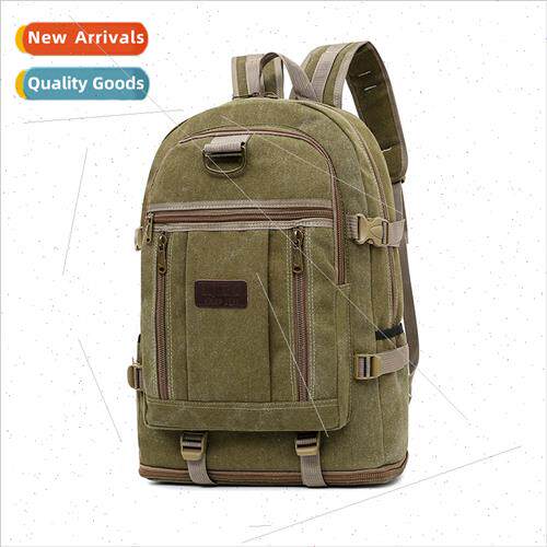 Retro casual shoulder bag men backpack travel Europe simple